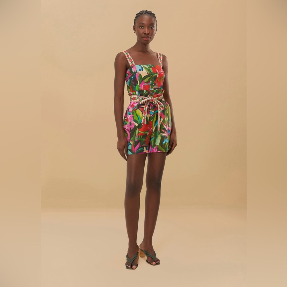 FARM Rio Multicolor Tropical Jumpsuit